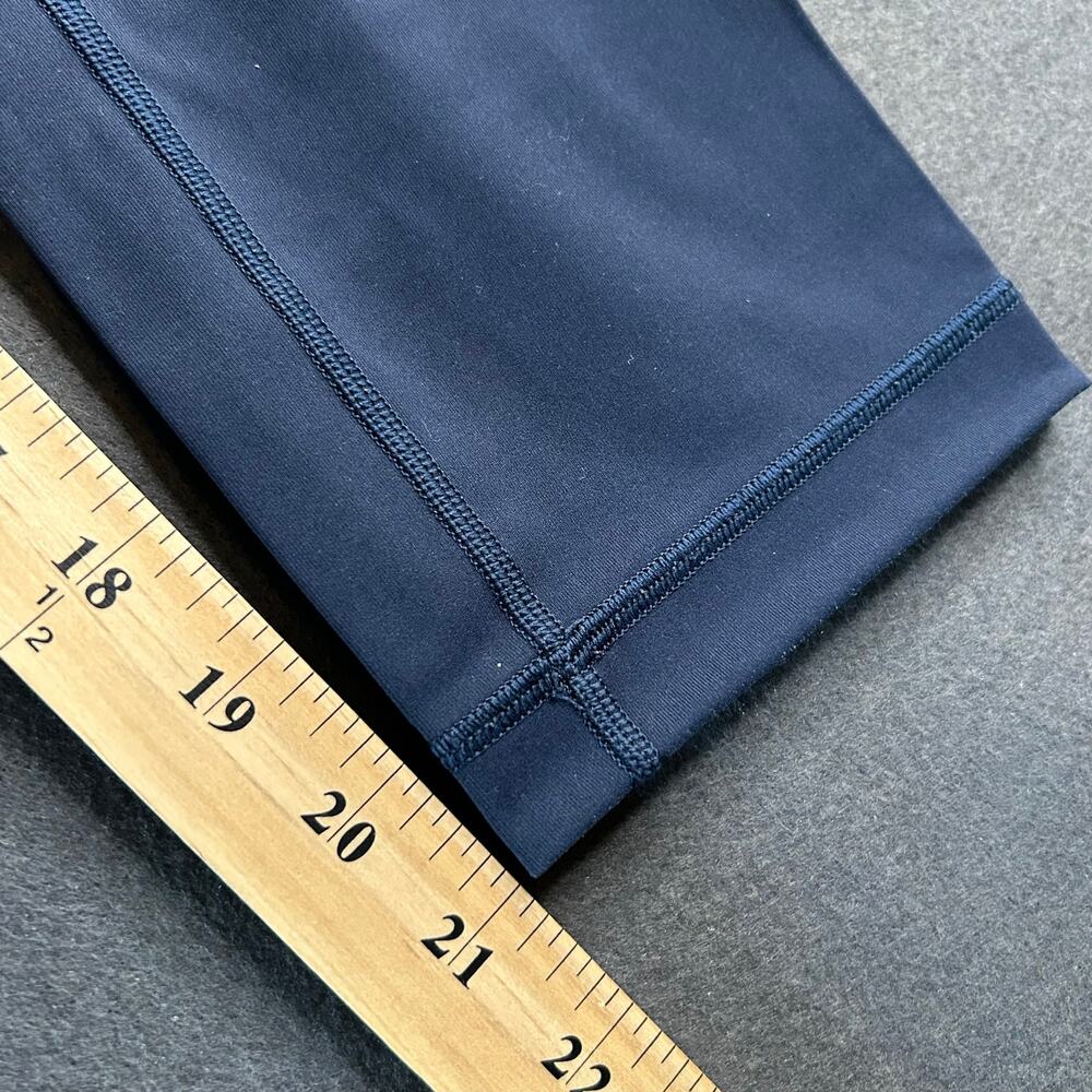3 Lululemon leggings Lot Size 6 black blue 21” inseam athletic workout pants - Picture 6 of 7